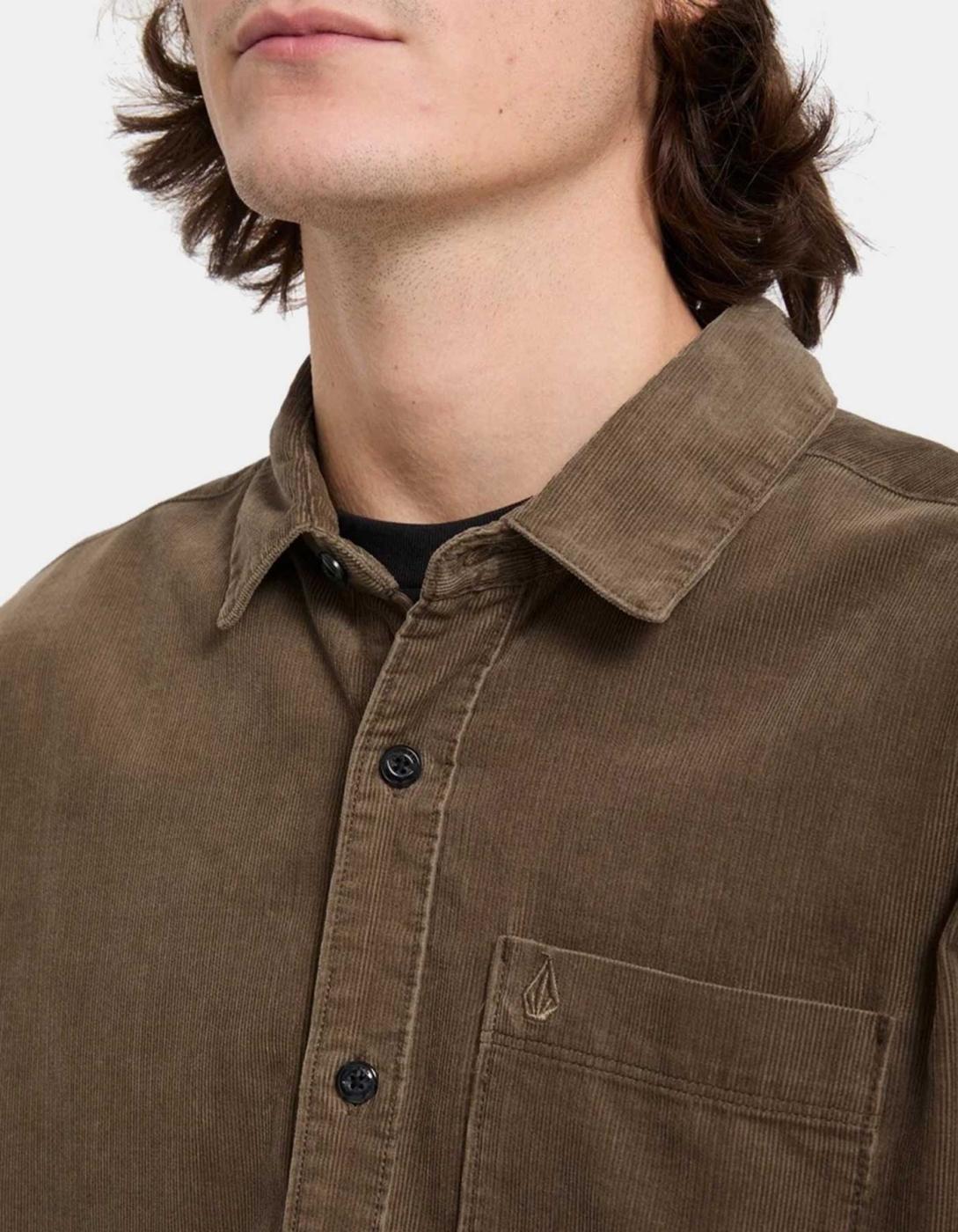 Camisa VOLCOM ZANDER CORD - Earth