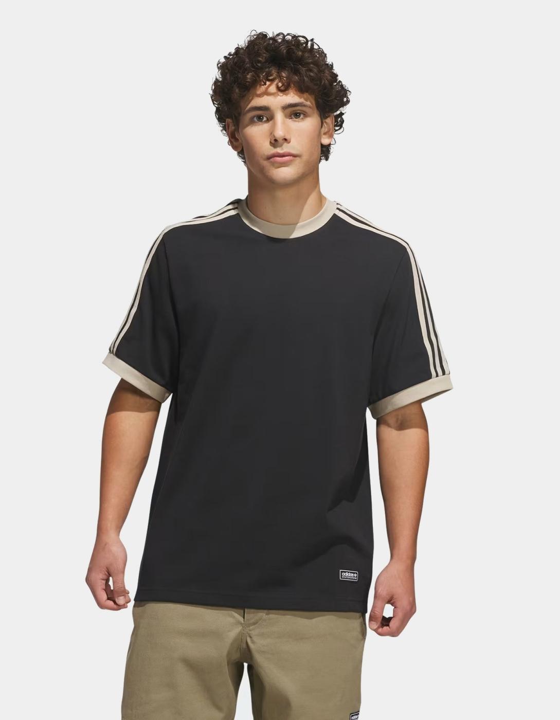 Camiseta ADIDAS FSBS RINGER - Black/Khaki Three