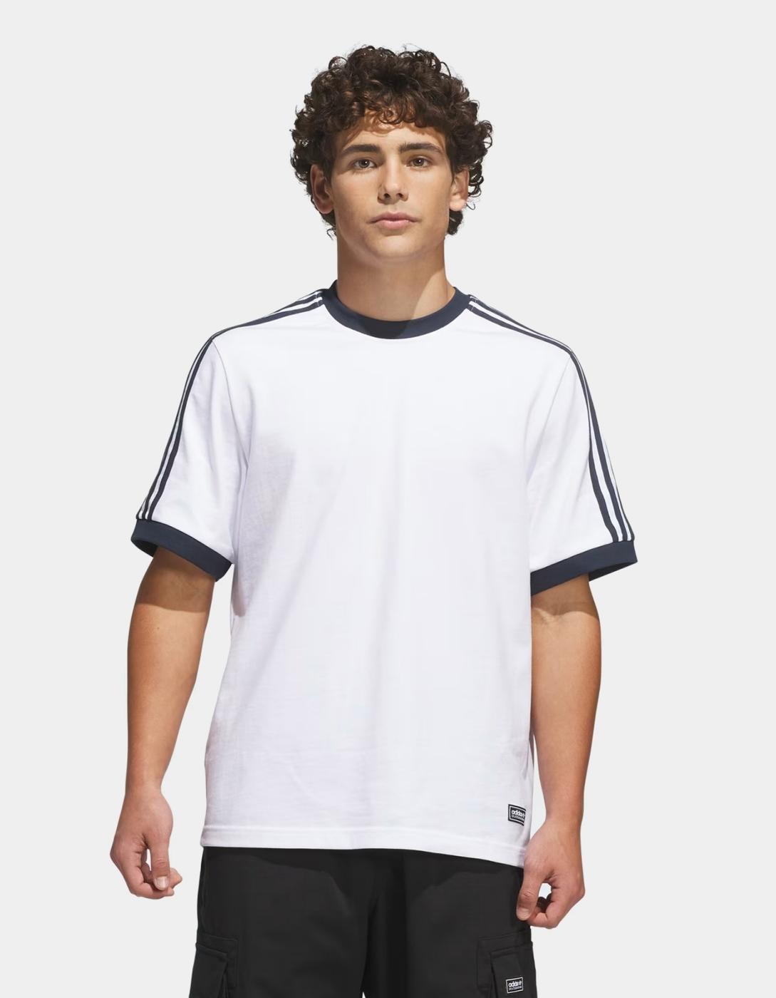 Camiseta ADIDAS FSBS RINGER - White/Aurora Ink