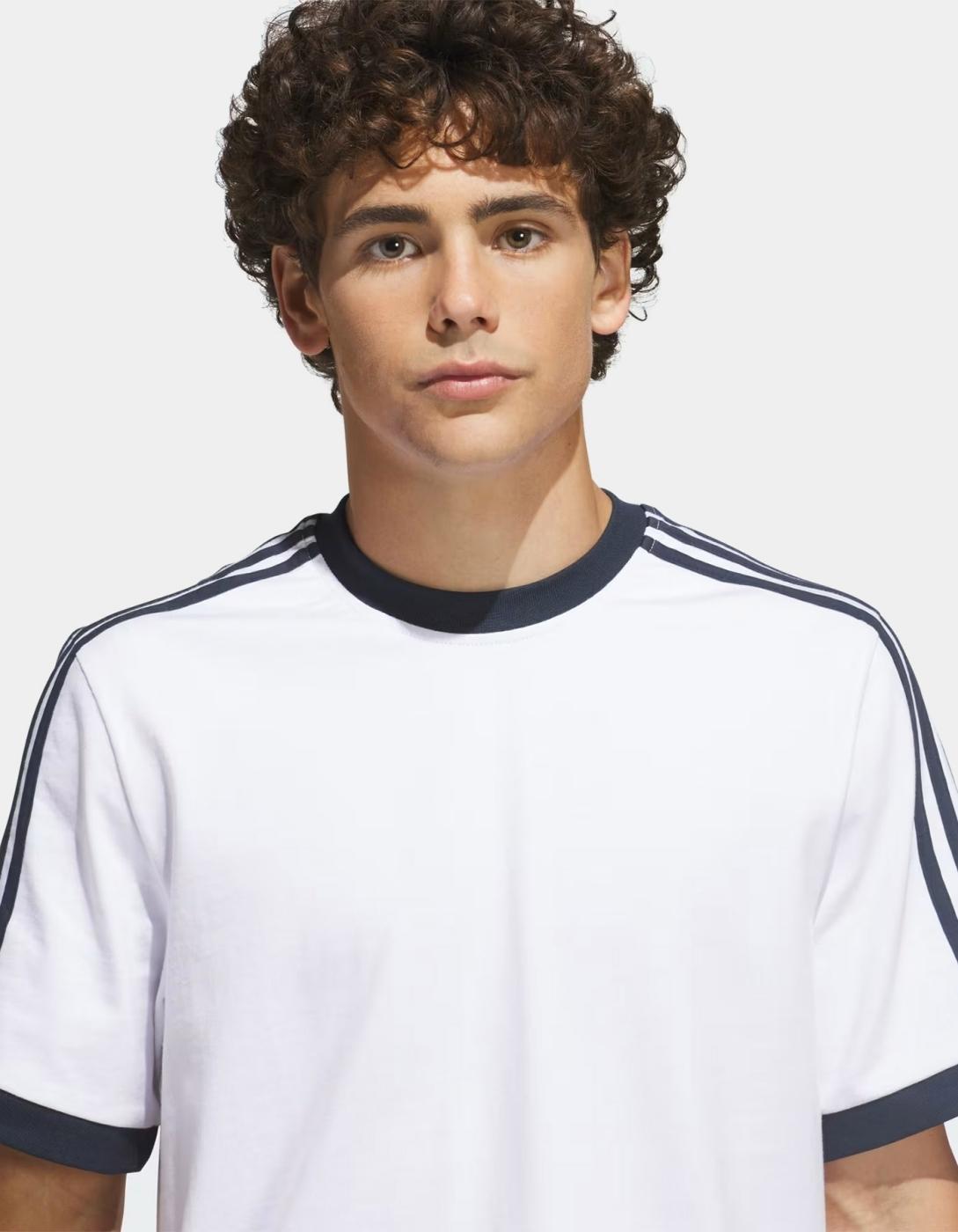 Camiseta ADIDAS FSBS RINGER - White/Aurora Ink