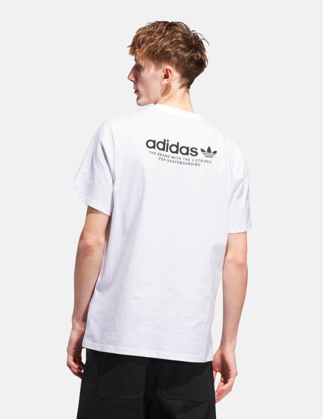 Camiseta ADIDAS SKATEBOARDING 4.0 LOGO - Whtie/Black