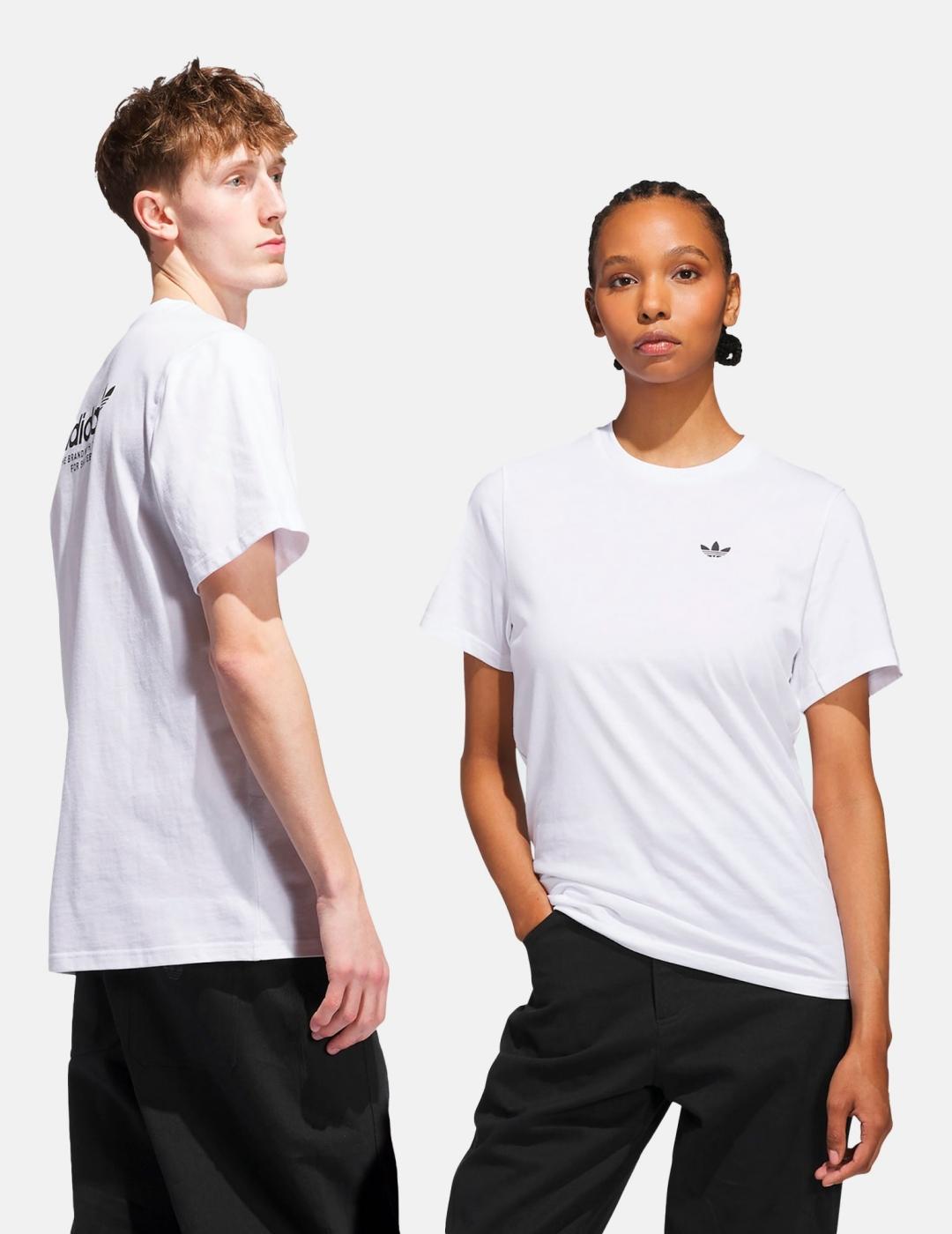 Camiseta ADIDAS SKATEBOARDING 4.0 LOGO - Whtie/Black