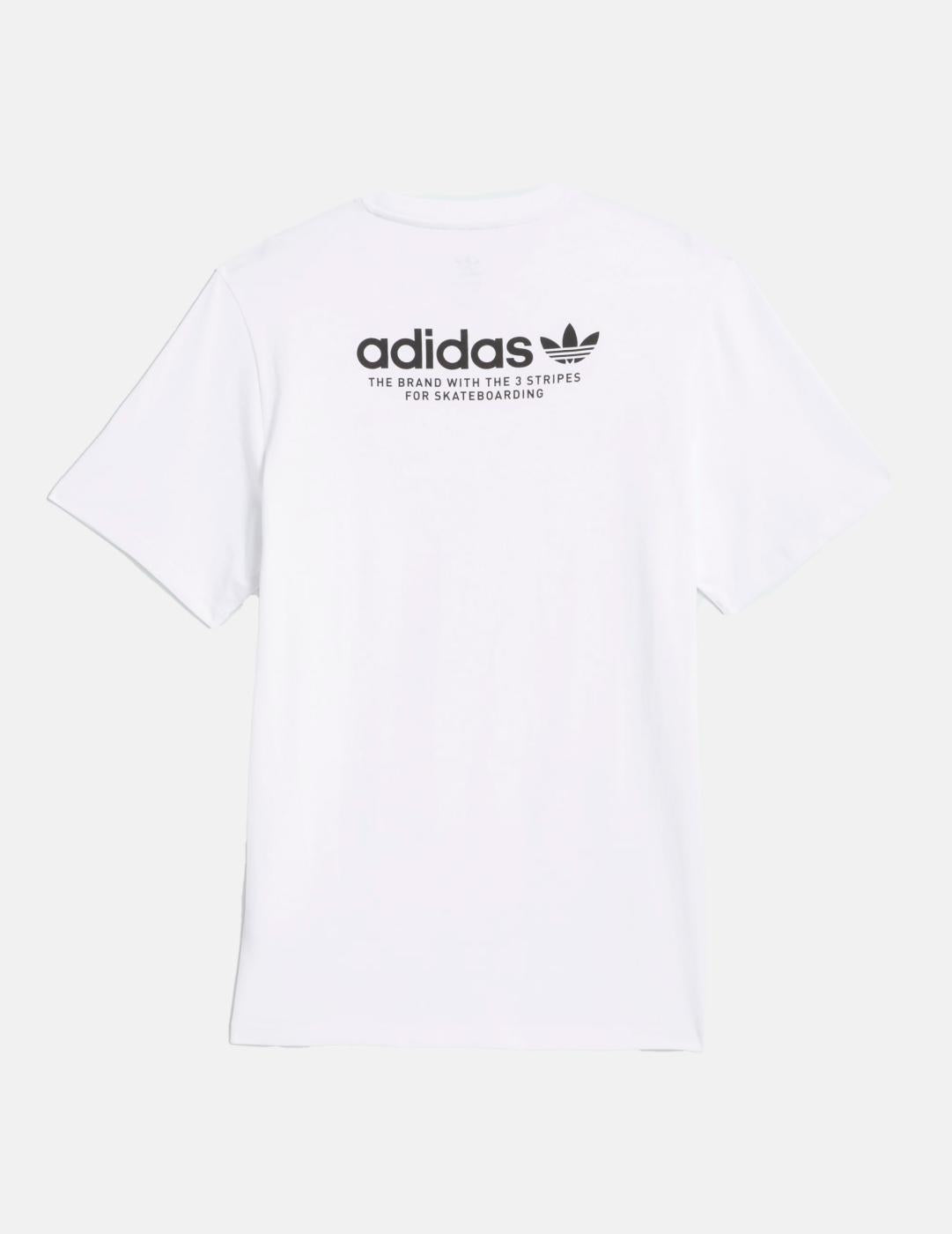 Camiseta ADIDAS SKATEBOARDING 4.0 LOGO - Whtie/Black