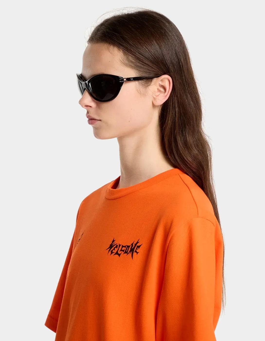 Camiseta ADIDAS X WELCOME - Impact Orange/Black