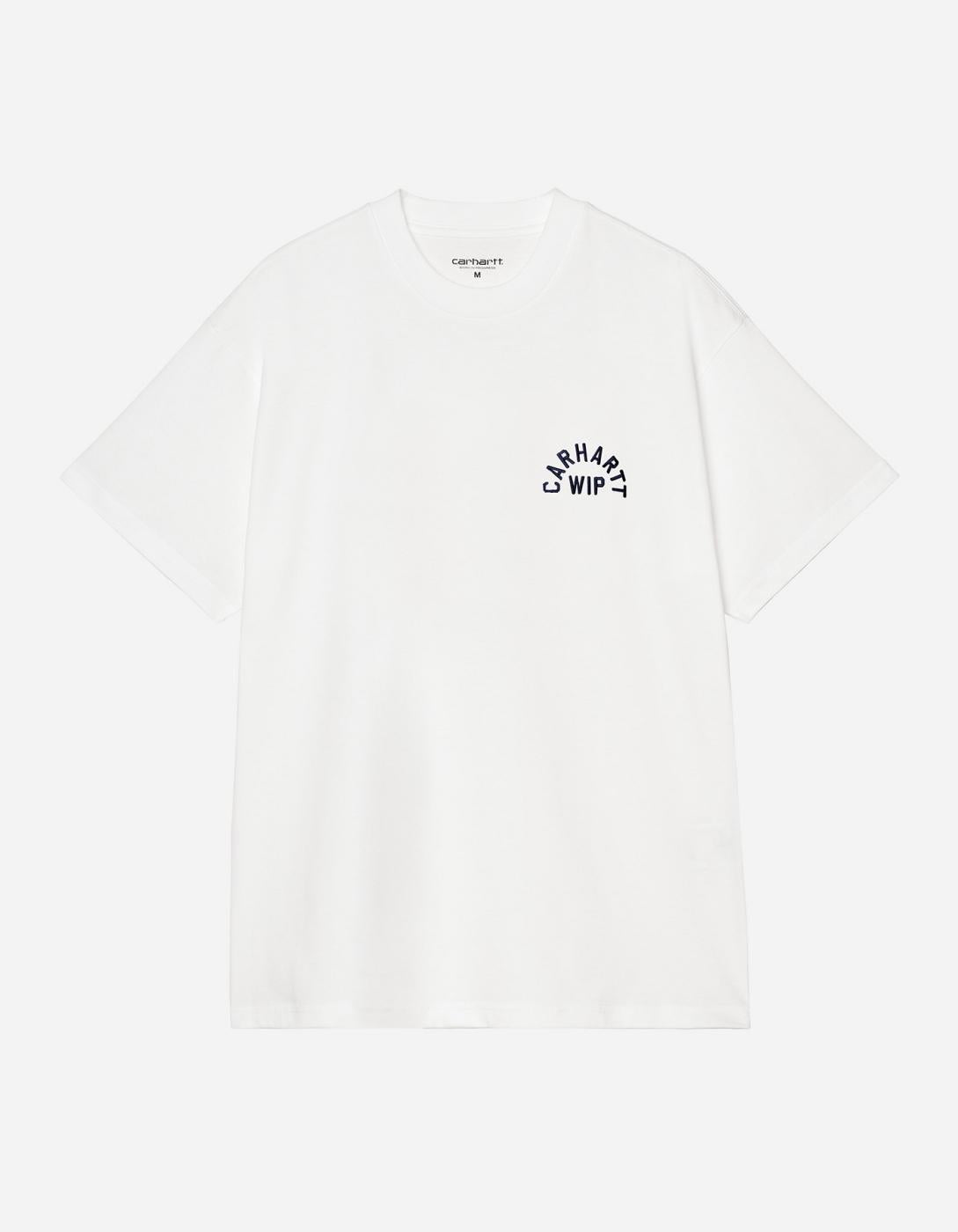 Camiseta CARHARTT WIP ARCH SCRIPT - White / Dark Navy