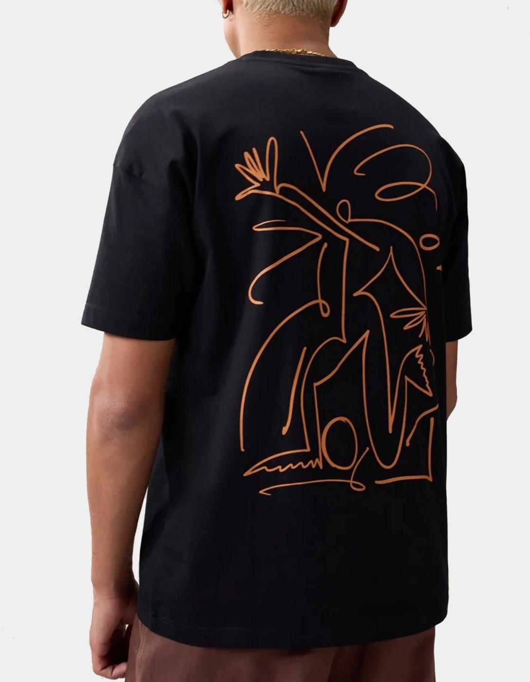 Camiseta AUTHENTIC ORASY - Black/Orange Desert