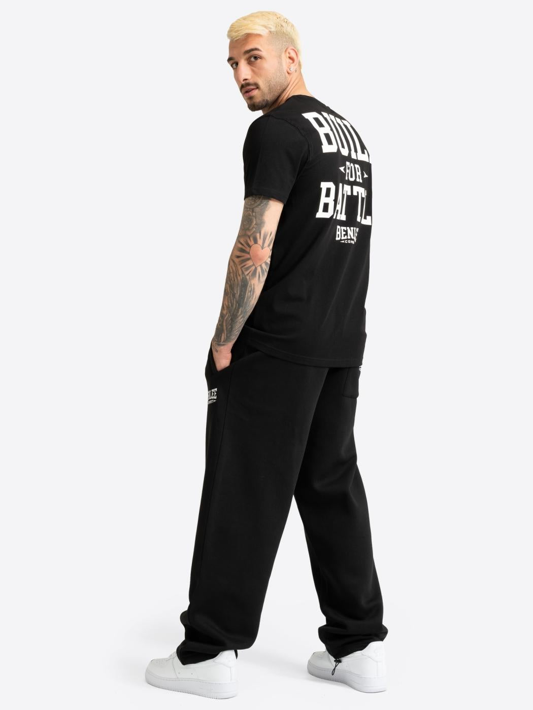 Camiseta BENLEE CUTCHOGUE - Black/White
