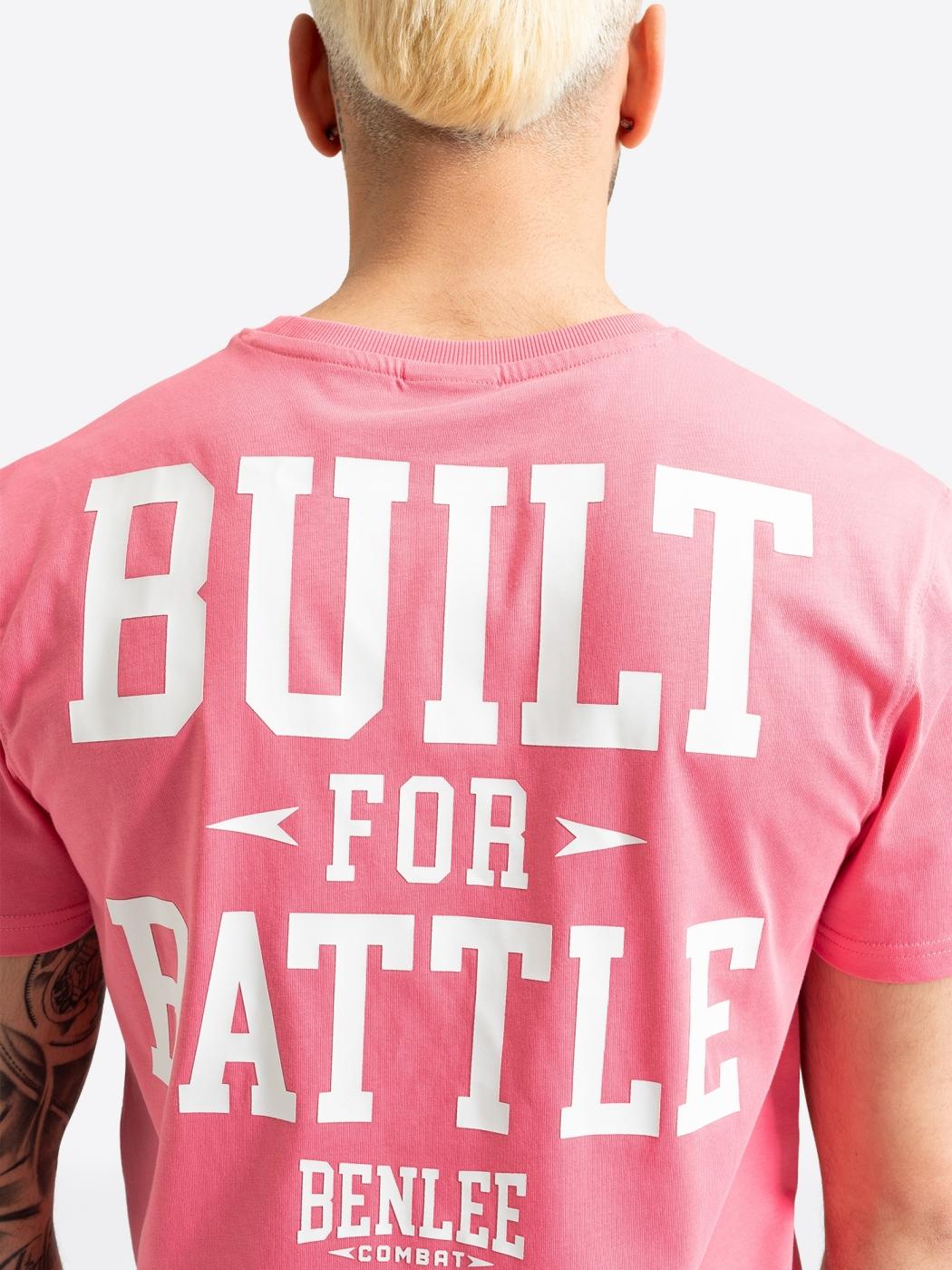 Camiseta BENLEE CUTCHOGUE - Pink/White
