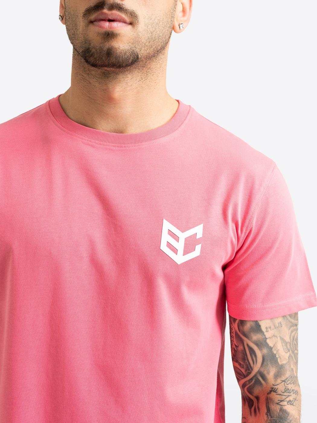 Camiseta BENLEE CUTCHOGUE - Pink/White