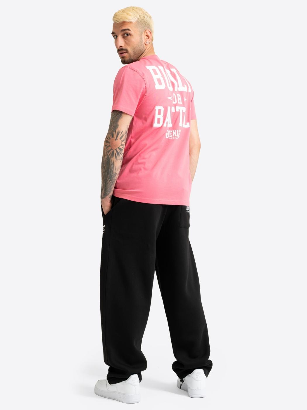 Camiseta BENLEE CUTCHOGUE - Pink/White
