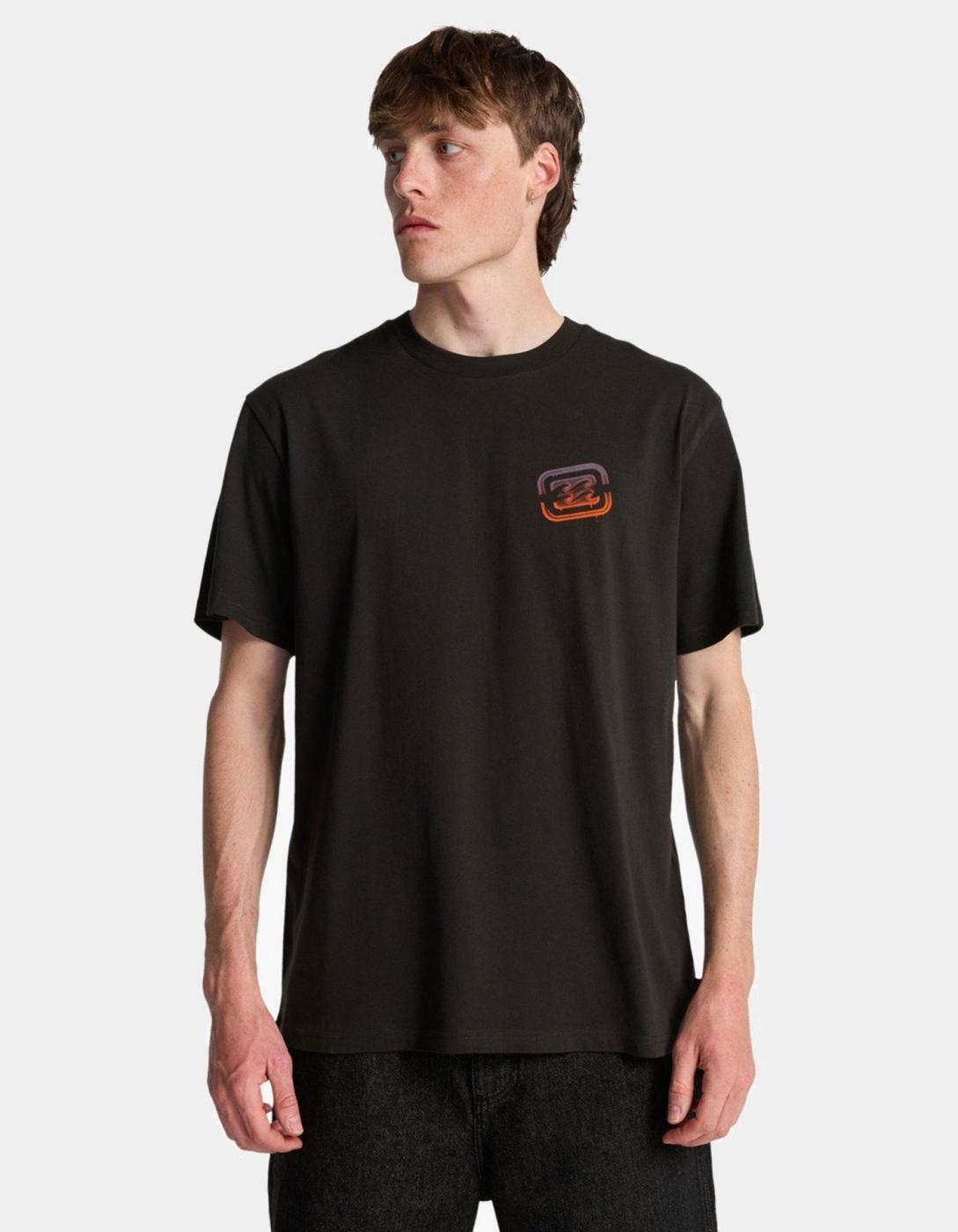 Camiseta BILLABONG CRAYON WAVE  - Washed Black