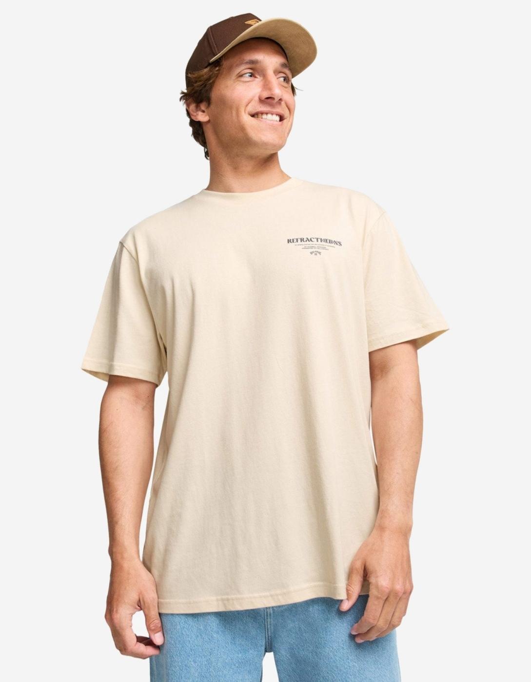 Camiseta billabong REFRACTIONS - Oyster Gray