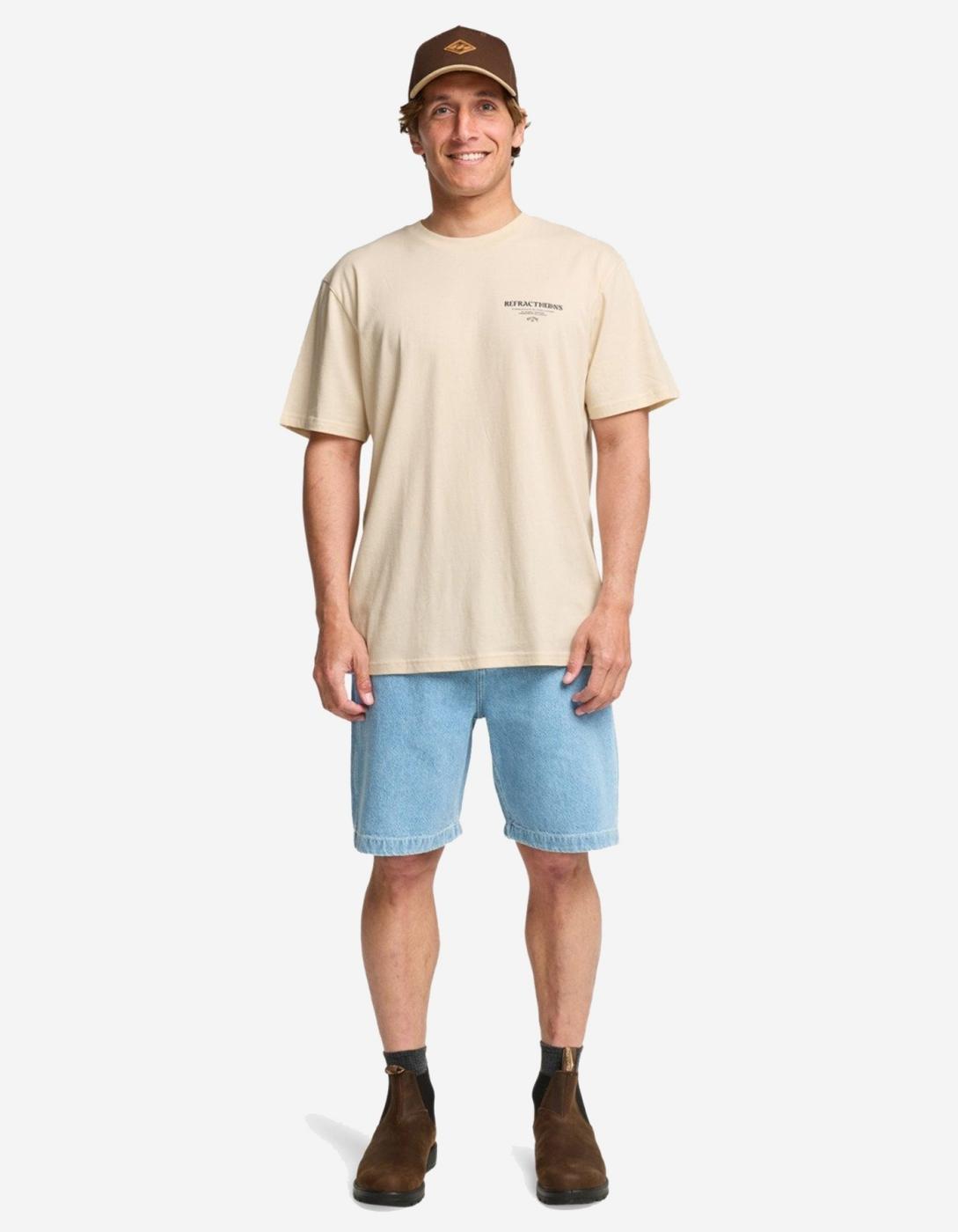 Camiseta billabong REFRACTIONS - Oyster Gray