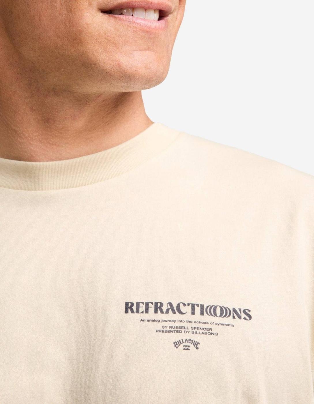 Camiseta billabong REFRACTIONS - Oyster Gray