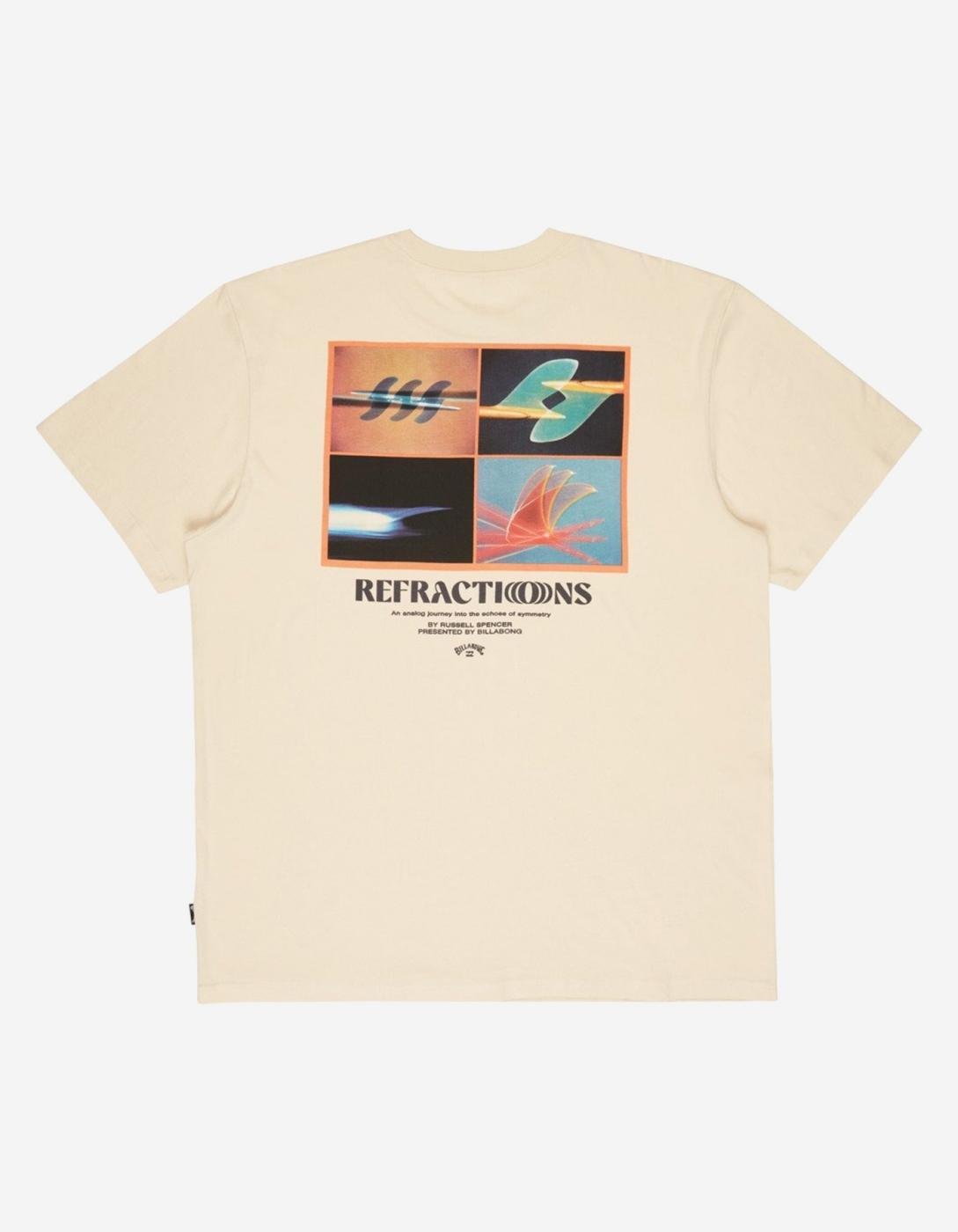 Camiseta billabong REFRACTIONS - Oyster Gray