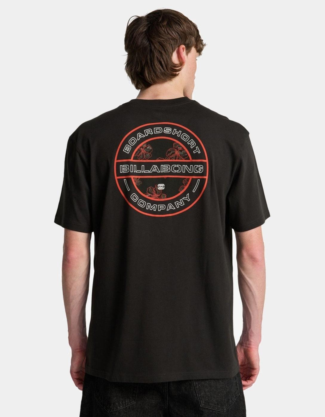 Camiseta BILLABONG ROTOR  - Washed Black
