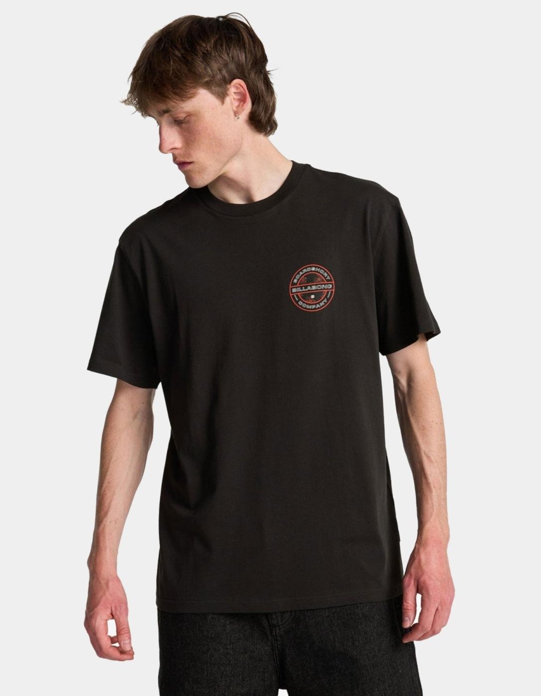 Camiseta BILLABONG ROTOR  - Washed Black