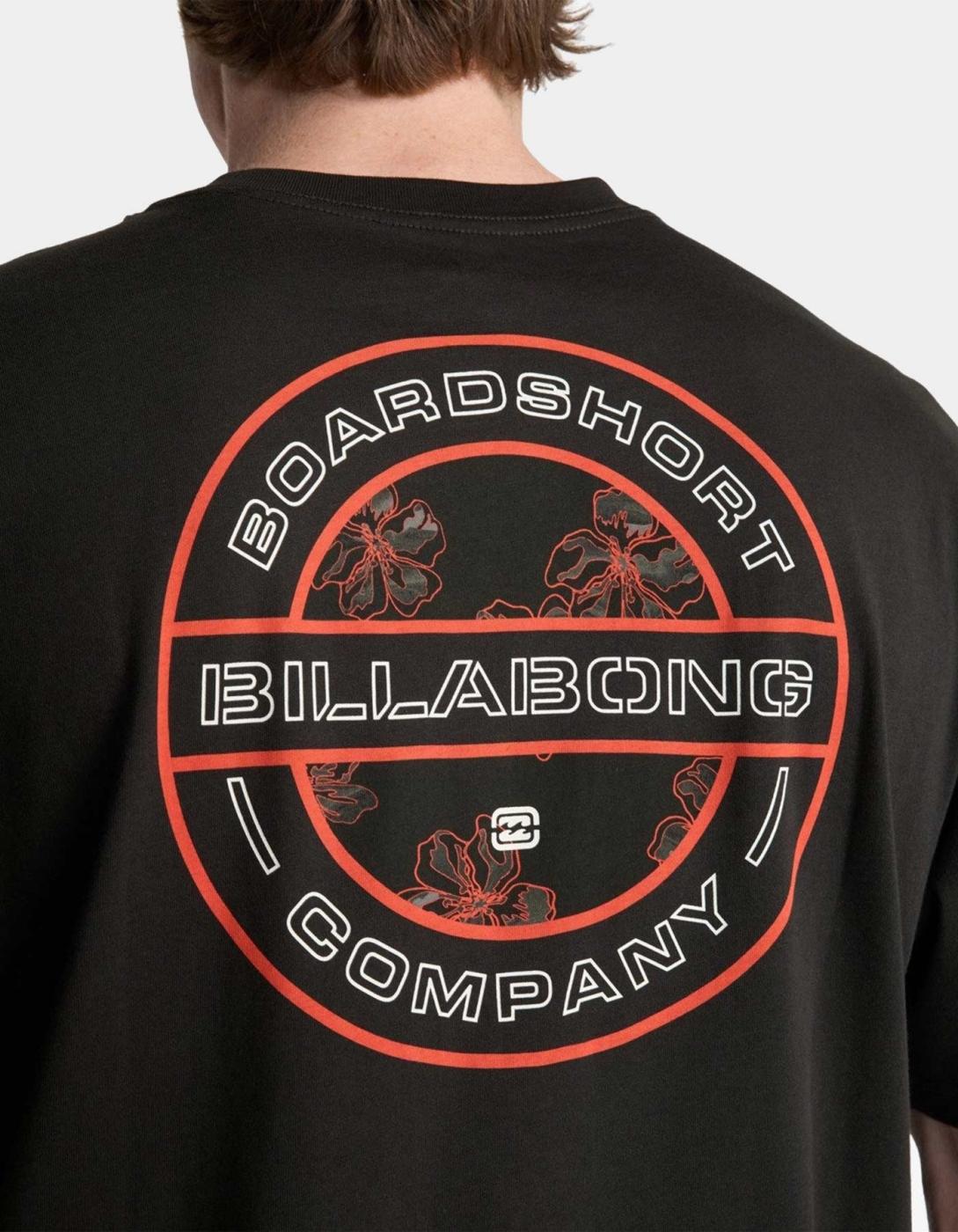 Camiseta BILLABONG ROTOR  - Washed Black