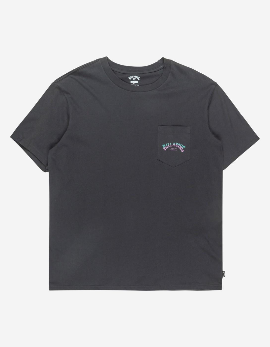 Camiseta BILLABONG STACKED ARCH PKT - Washed Black