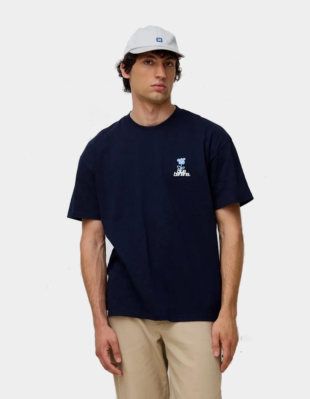 Camiseta BLUE BANANA FLOWER - Navy