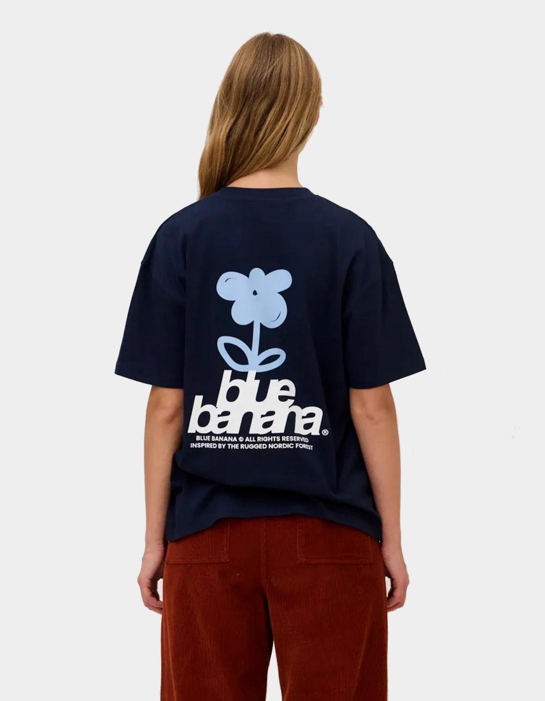 Camiseta BLUE BANANA FLOWER - Navy