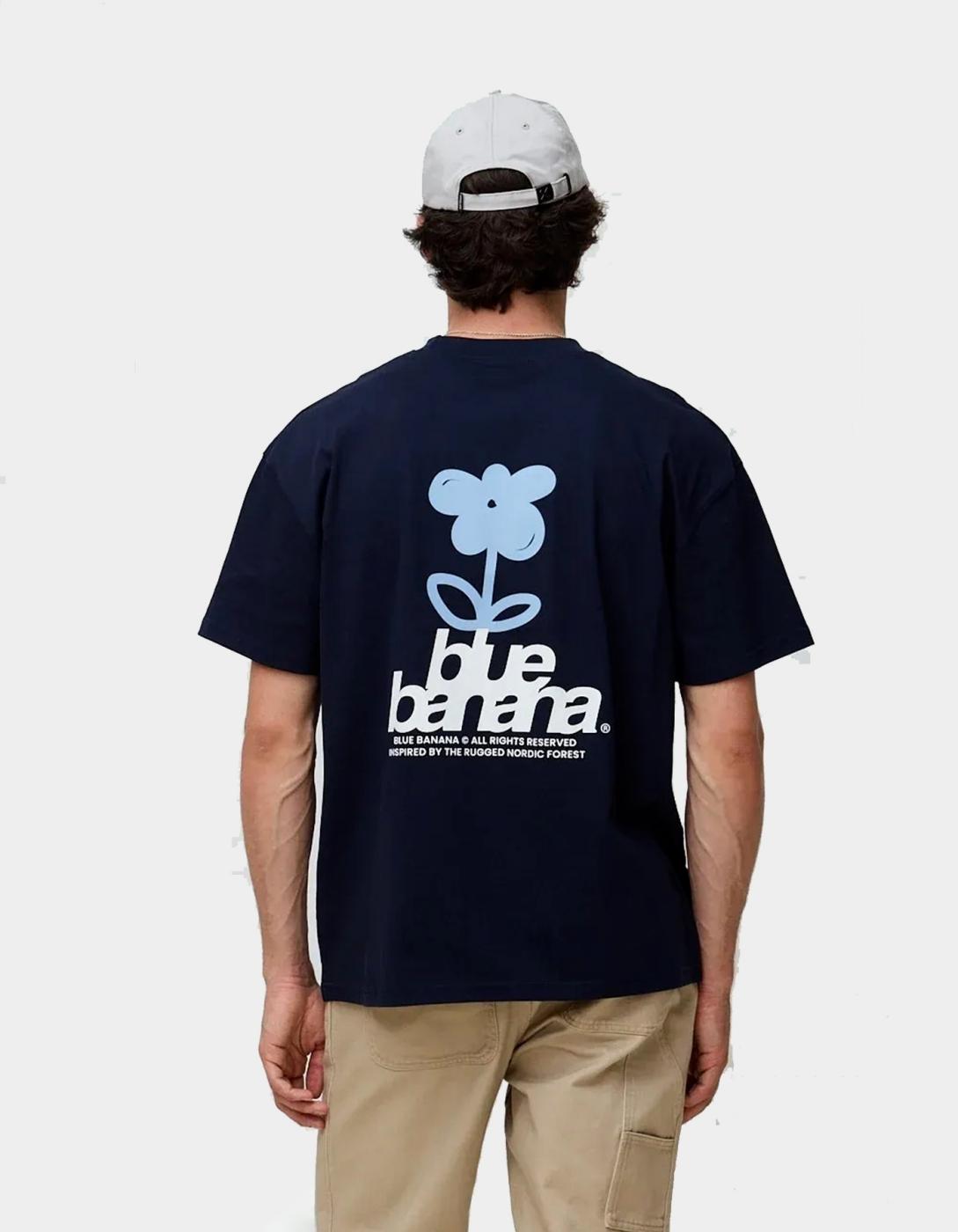 Camiseta BLUE BANANA FLOWER - Navy