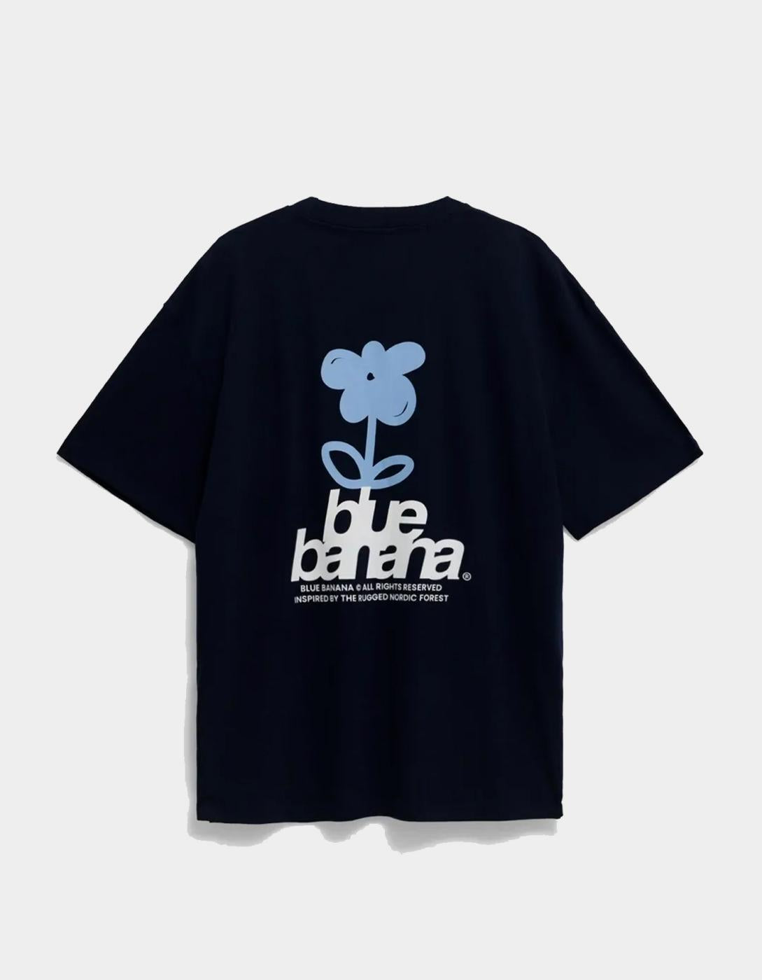 Camiseta BLUE BANANA FLOWER - Navy