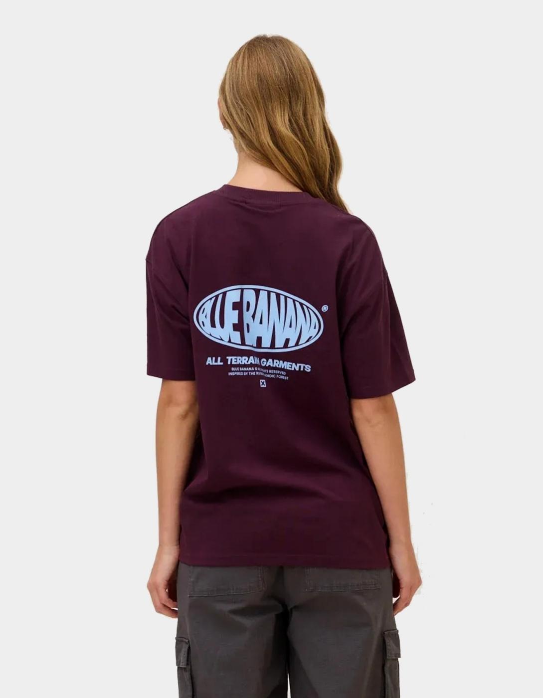 Camiseta BLUE BANANA OVAL - Cherry