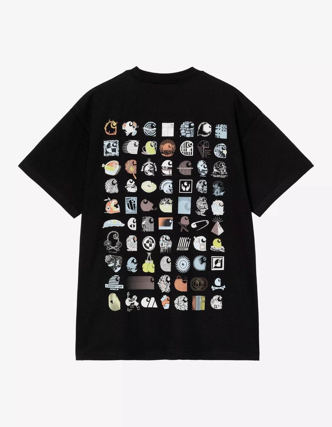Camiseta  C LOGO ARCHIVE - Black