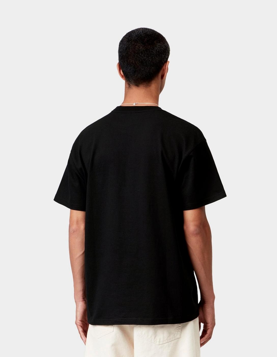 Camiseta CARHARTT WIP ANIMATED DUCKS - Black