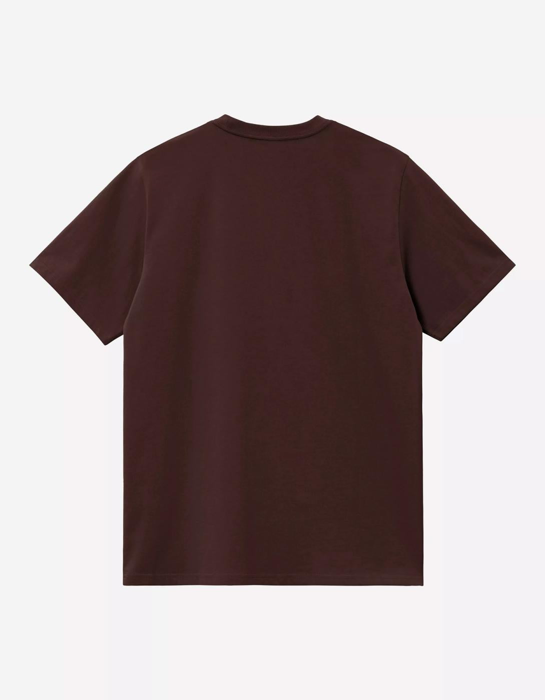 Camiseta CARHARTT WIP CHASE - Palisander / Gold
