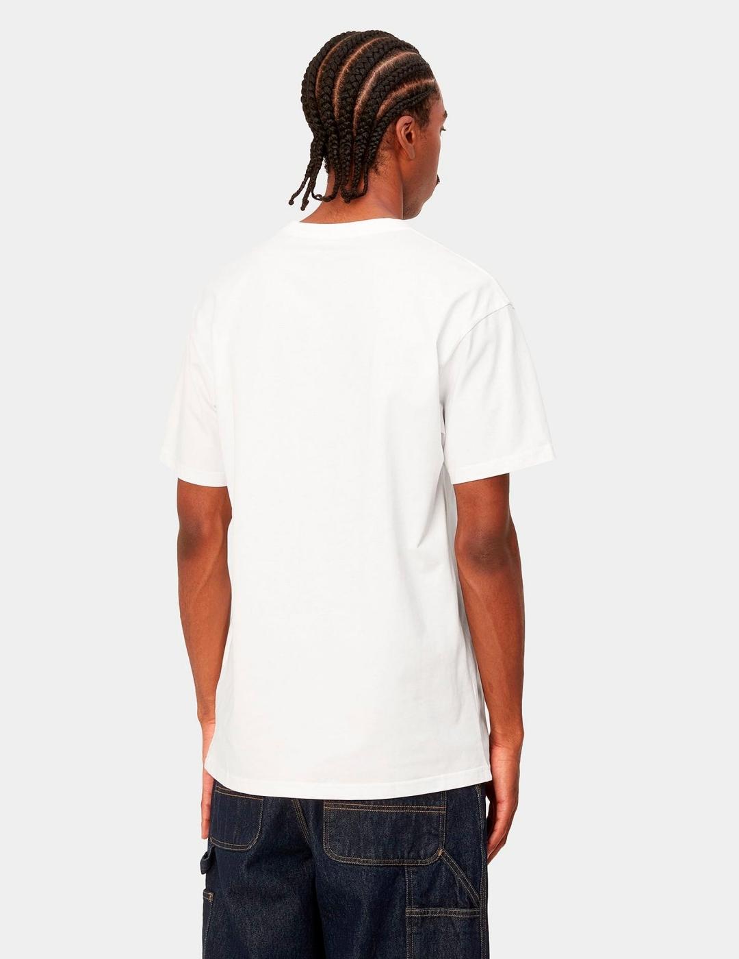 Camiseta CARHARTT WIP CHASE- White / Gold