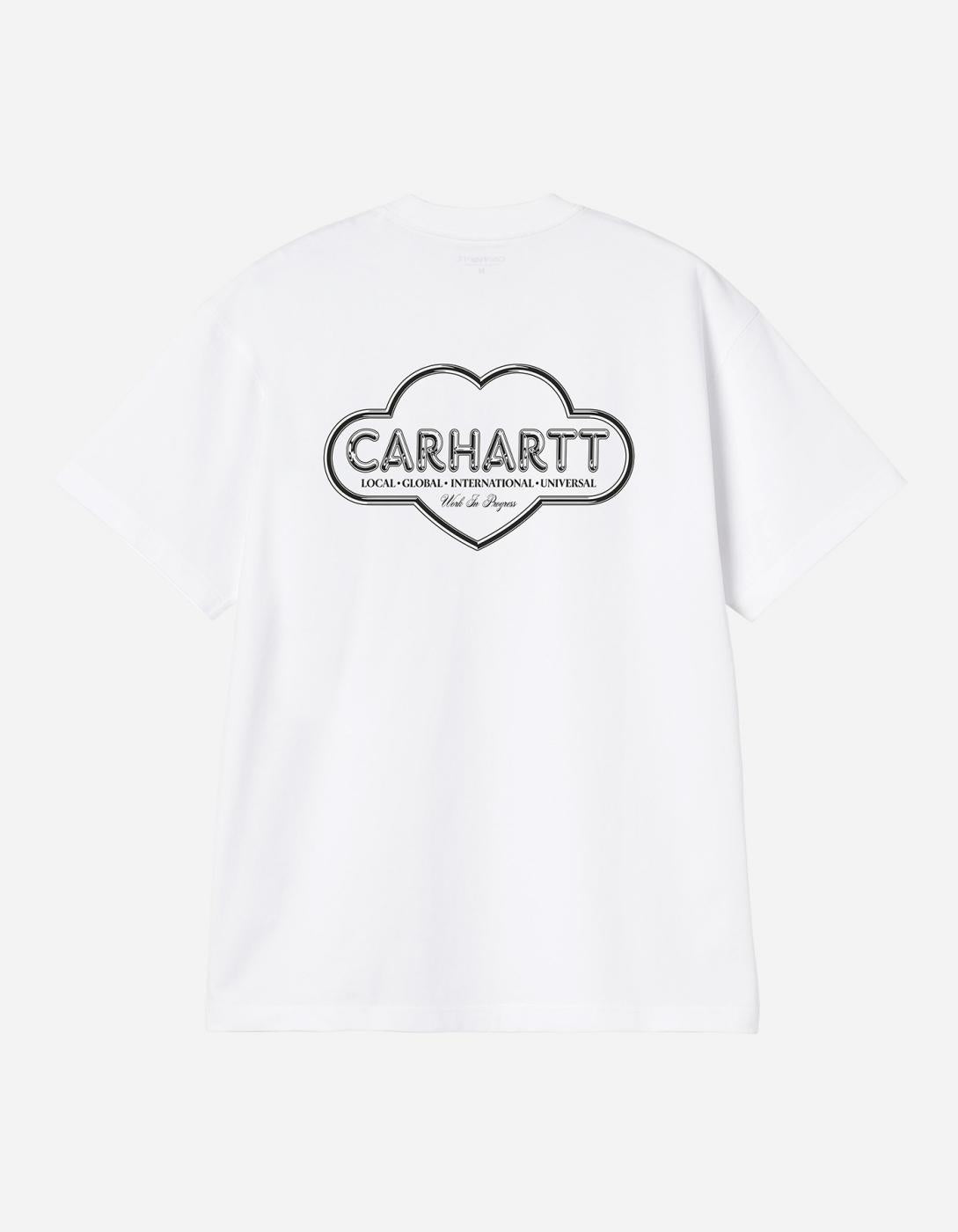 Camiseta CARHARTT WIP CLOUD HEART - White