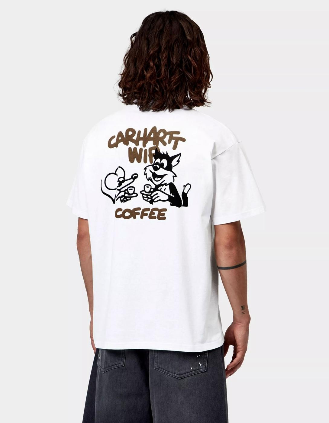 Camiseta CARHARTT WIP COFFEE BREAK - White