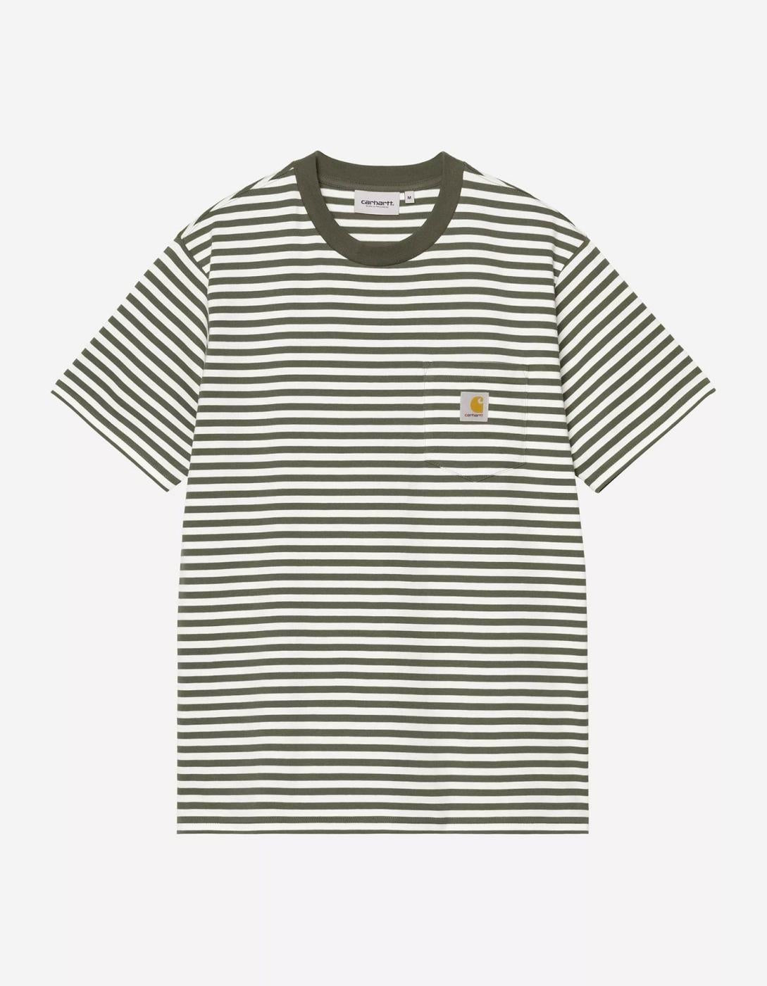 Camiseta CARHARTT WIP EZRA POCKET - Leaf / Wax