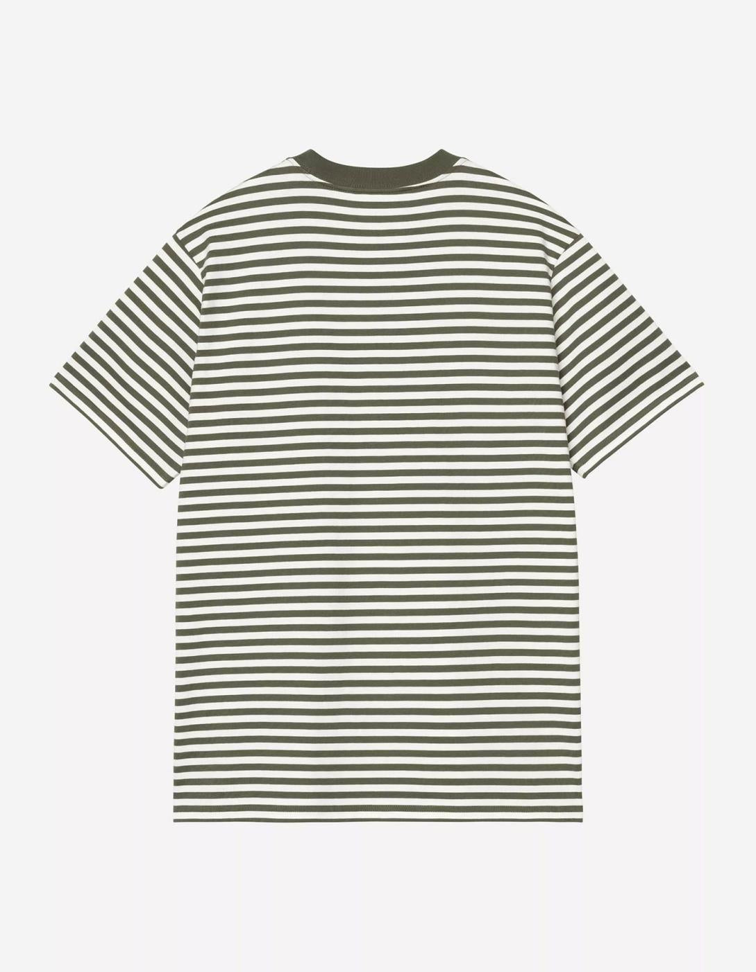 Camiseta CARHARTT WIP EZRA POCKET - Leaf / Wax