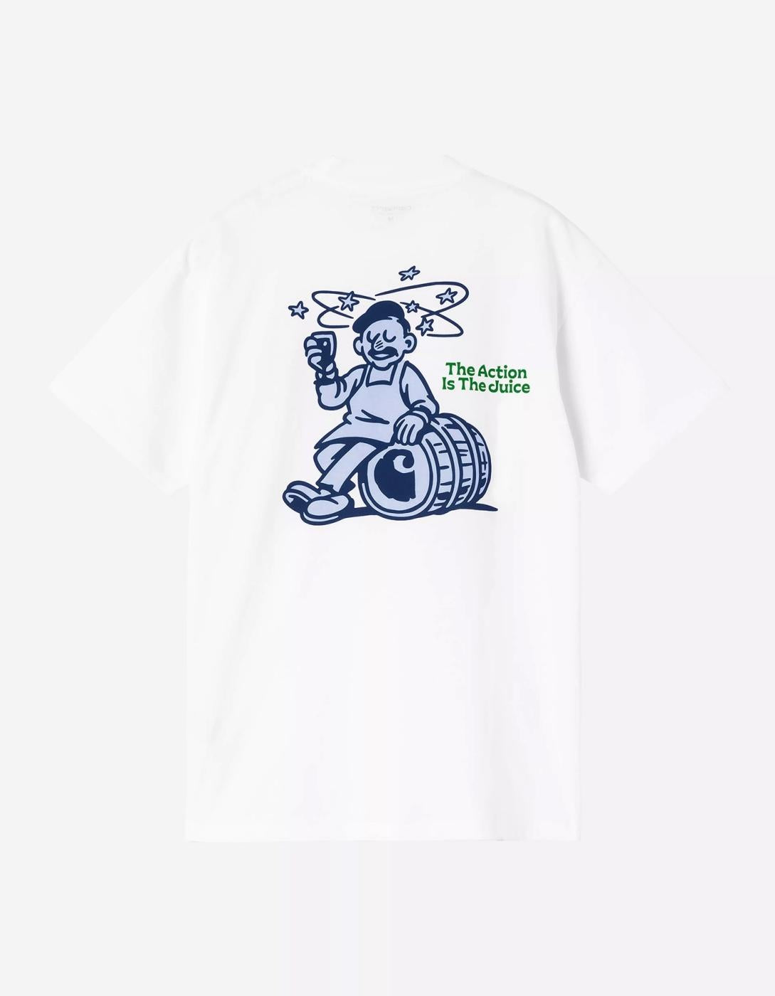 Camiseta CARHARTT WIP GRAPE PICKER - White