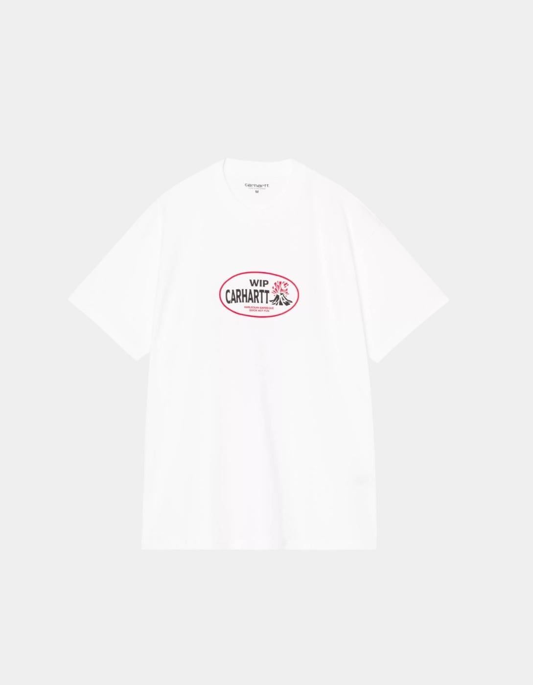 Camiseta CARHARTT WIP HARLEQUIN BBQ - White
