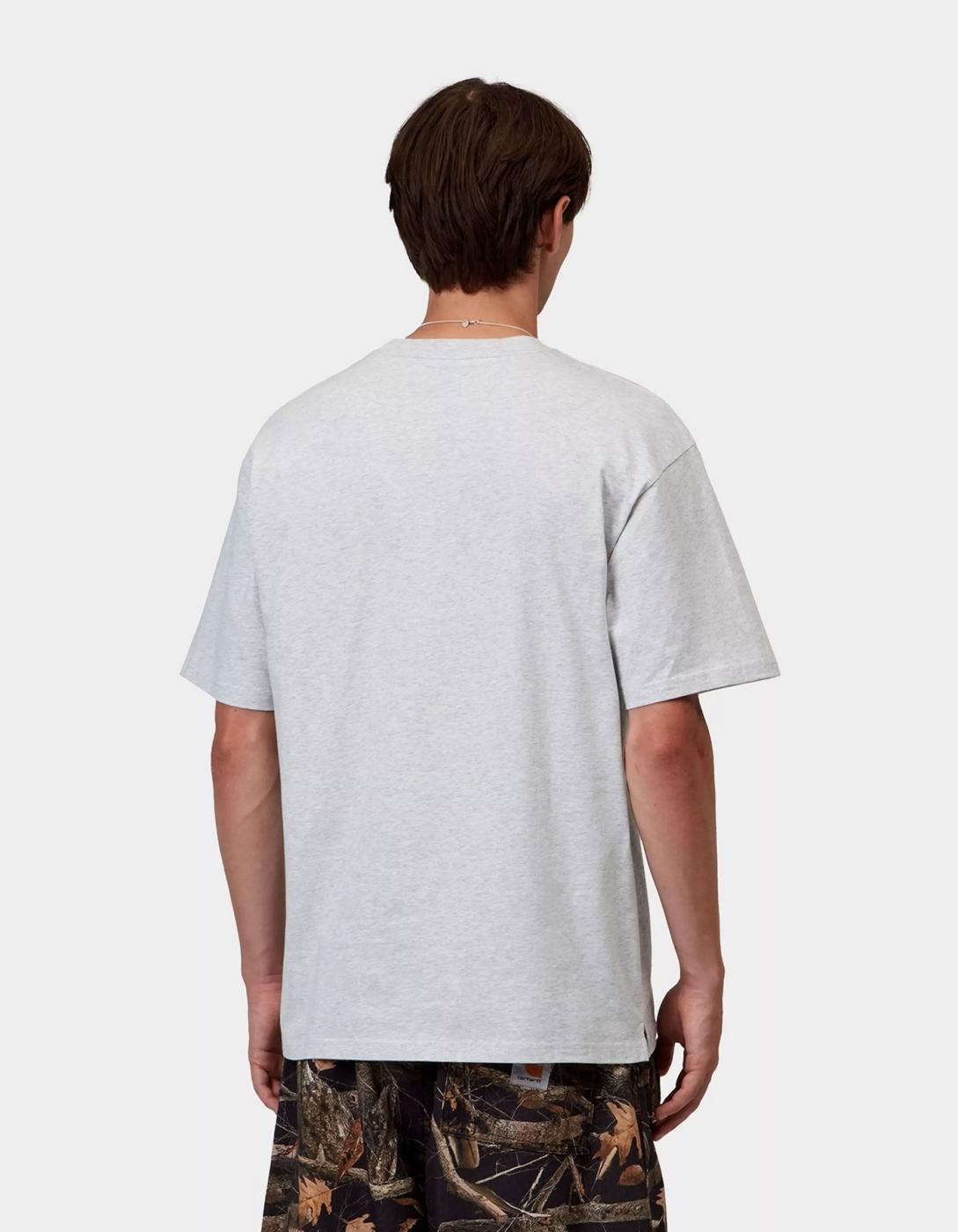 Camiseta CARHARTT WIP MADISON - Ash Heather / Black