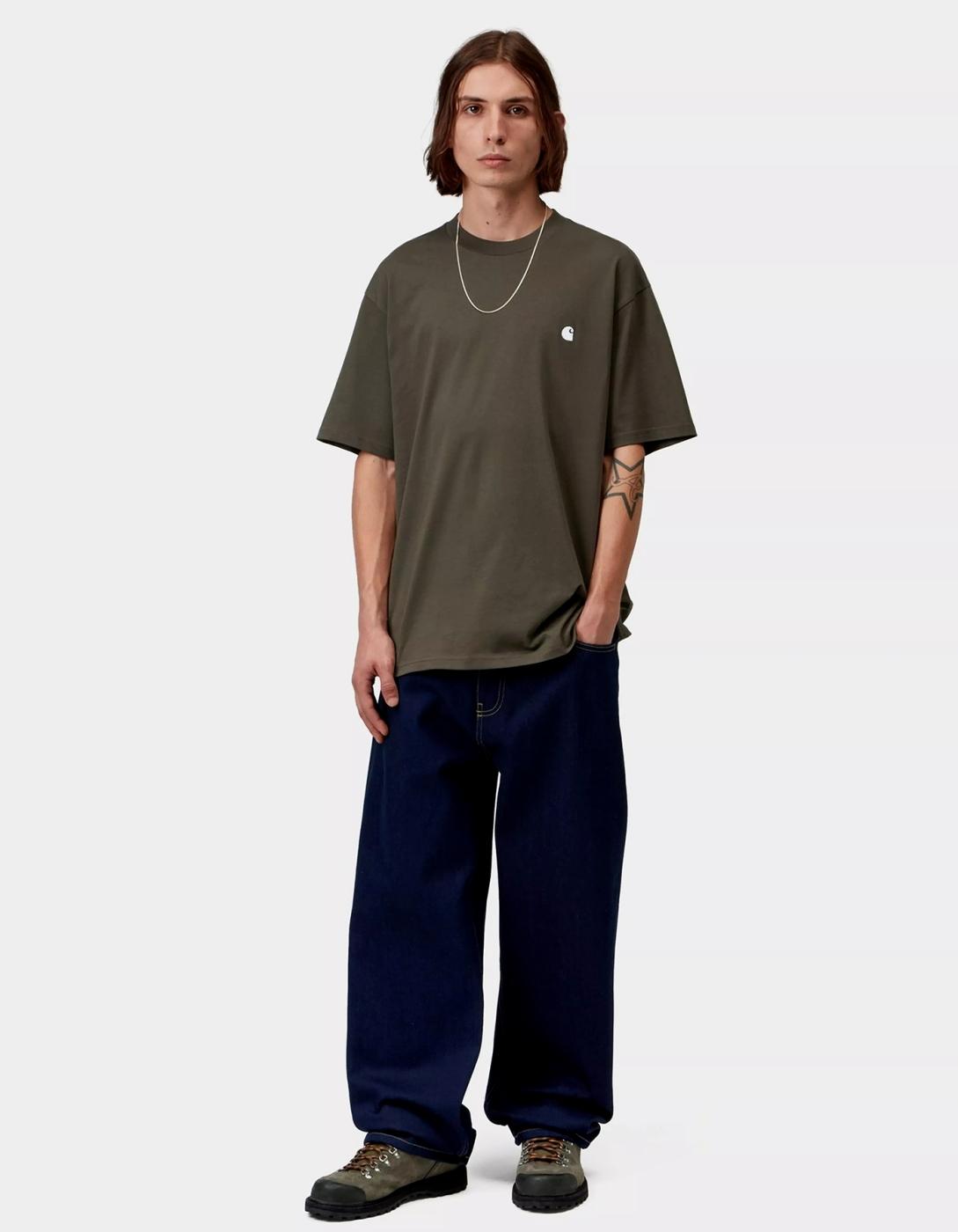 Camiseta CARHARTT WIP MADISON - Cypress / White