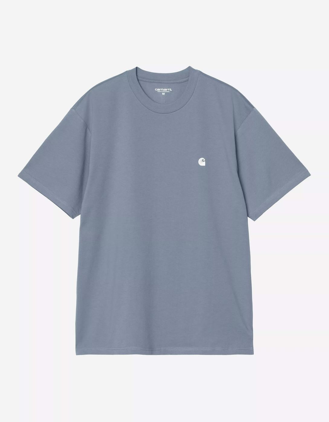 Camiseta CARHARTT WIP MADISON - Velvet Blue / White
