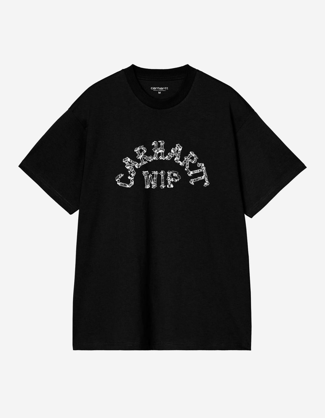 Camiseta CARHARTT WIP RIBBON SCRIPT - Black
