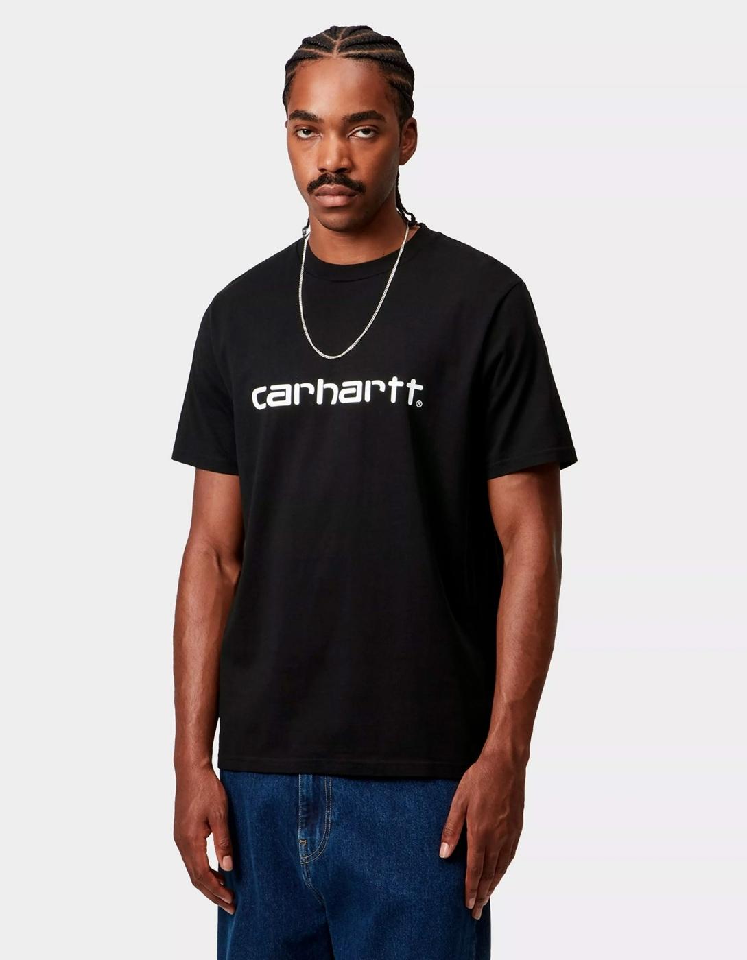 Camiseta CARHARTT WIP SCRIPT - Black / White
