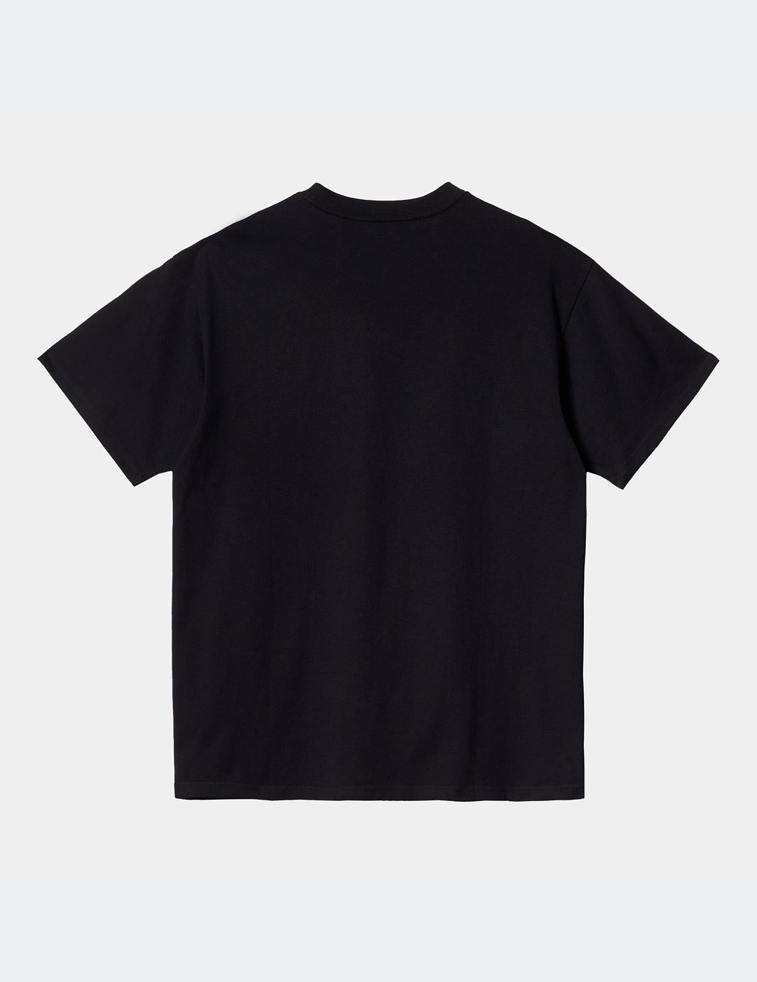 Camiseta CARHARTT WIP SCRIPT EMBROIDERY - Black / White