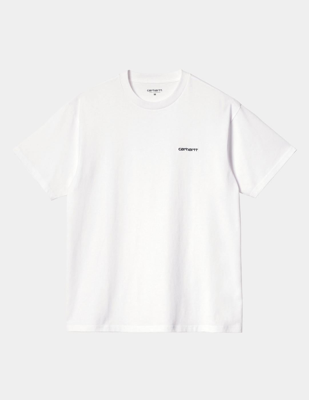 Camiseta CARHARTT WIP SCRIPT EMBROIDERY - White/Black