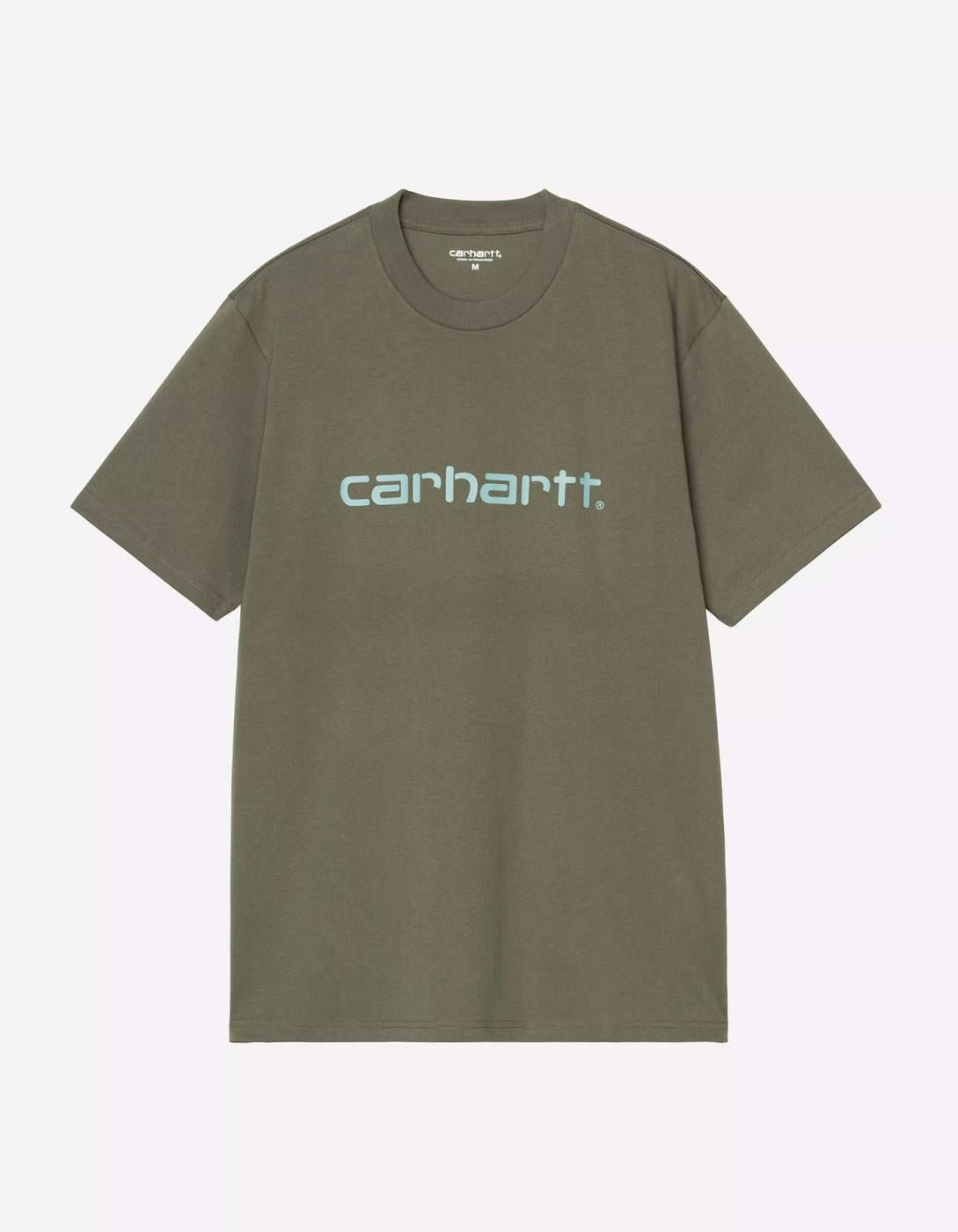 Camiseta CARHARTT WIP SCRIPT - Leaf / Tourmaline