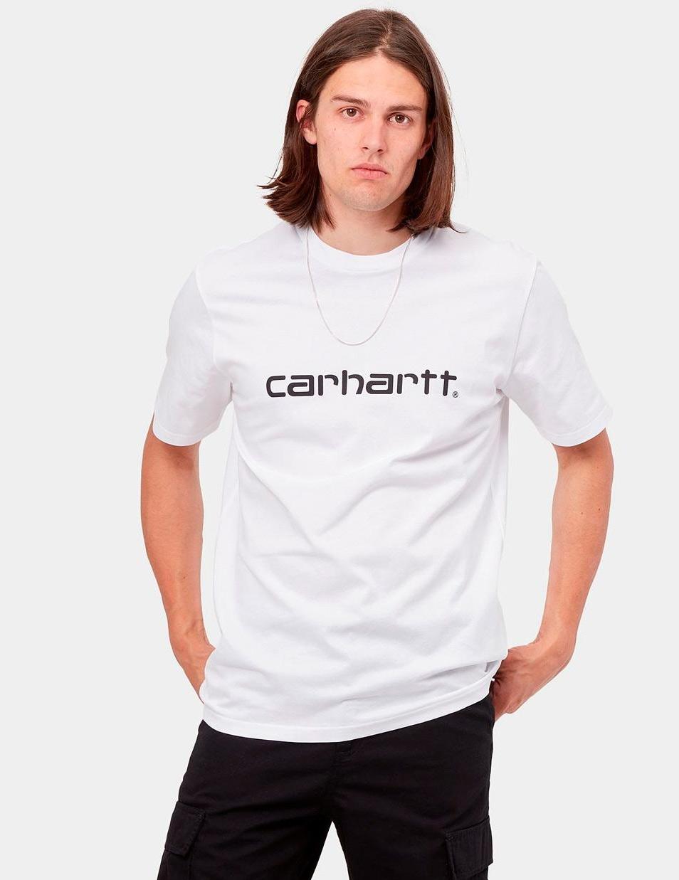 Camiseta CARHARTT WIP SCRIPT - White / Black
