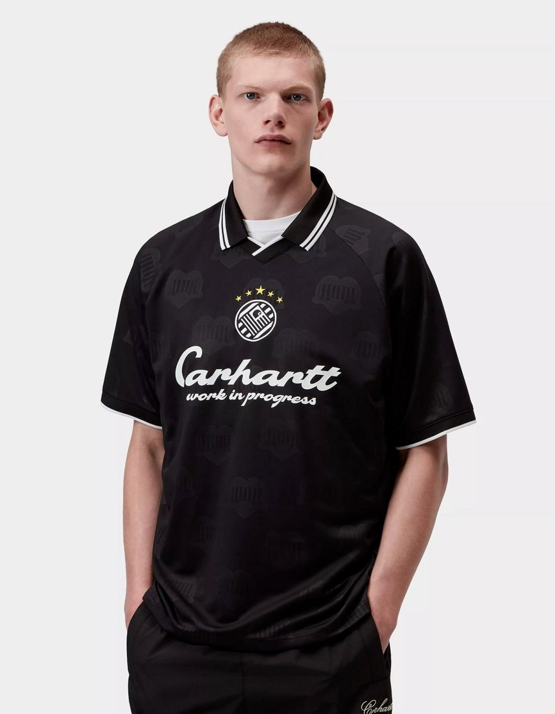 Camiseta CARHARTT WIP TERRACE FOOTBALL - Black