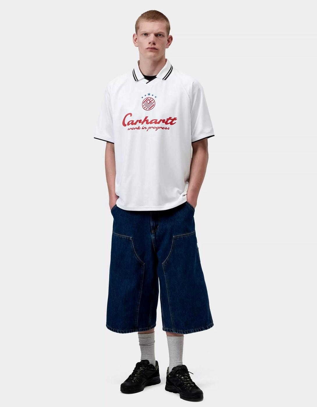 Camiseta CARHARTT WIP TERRACE FOOTBALL - White