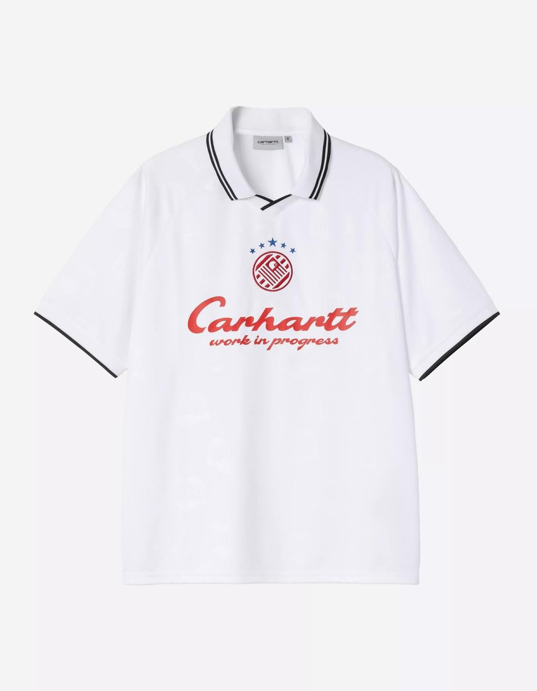Camiseta CARHARTT WIP TERRACE FOOTBALL - White